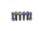 DIN912 Titanium Bolts Screws Stem Brake Allocate Color Cone Head Ti Bike Bolts