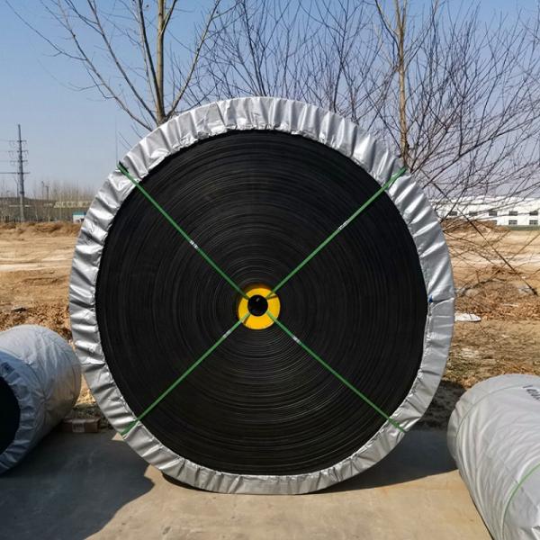 EP100 EP150 Polyester Rubber Conveyor Belt for Cement with High Carcass Modulus and Impact Resistance