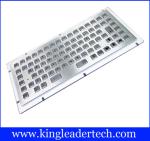 Stainless Steel Liquid-Proof Industrial Mini Kiosk Keyboard With 86 Keys
