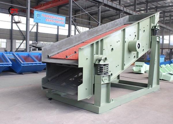 6M Length Circular Vibratory Sieve Inclined Vibrating Sifter for Quartz Sand