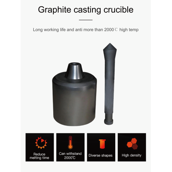 Graphite Casting Crucible & Stopper For Yasui K18