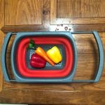 Kitchen Collapsible Colander Over The Sink Strainer 6 Quart Capacity Dishwasher
