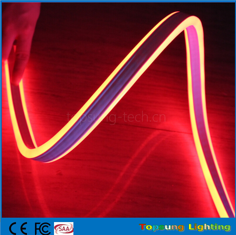 8.5*18mm double-sided warm white 12v neon led lighting signs for christmas