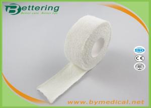 China 2.5cm Medical Pure Cotton Heavy Stretch Tape Elastic Adhesive Bandage EAB Wrist Protection Fixation Tape wholesale