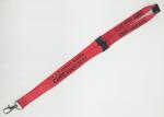 Fantastic Woven Silk Screen Lanyards With Breakaway Safety Feature
