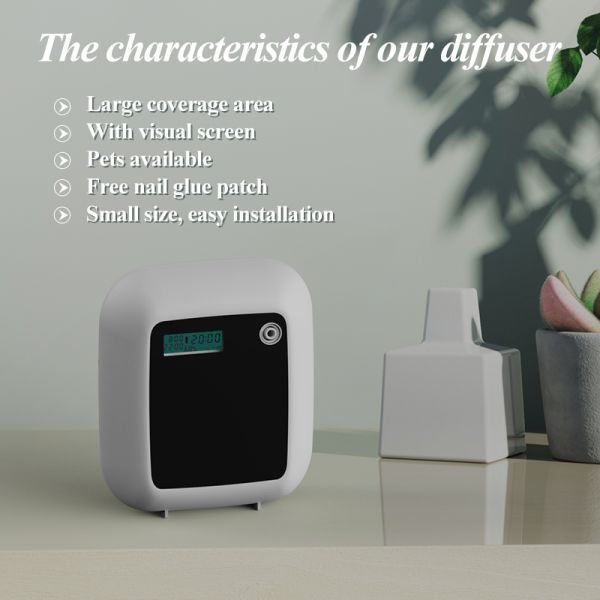 Compact portable fragrance dispenser front view