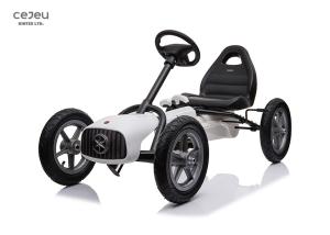 China 15KG 4 Wheel Pedal Cart For 10 Year Olds With Gear And Braker wholesale