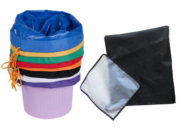 Oil Repellent Black Orange Bubble Ice Bag , Agriculture Herbs High Efficiency