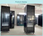 Bar Bottle Drink Beer Display Cooler With Triple Glass Door Commercial