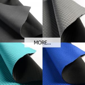 China Coarse Graining Wetsuit Fabric Material , Embossing Microgroove Clothes Neoprene Fabric wholesale