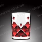 Tea Water Transparent Glass Cup Customized Printing