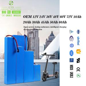 China BMS Lifepo4 Lithium Ion Battery Pack 48v 40ah 72v 60ah For E Scooter Ebike Motorcycle wholesale