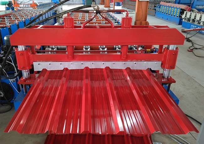 CNC Machining Roofing Sheet Roll Forming Machine Full Hardness Material CE Certificated