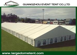 China Eleagant 1200 People Outside Wedding Tents , White Custom Event Tents wholesale