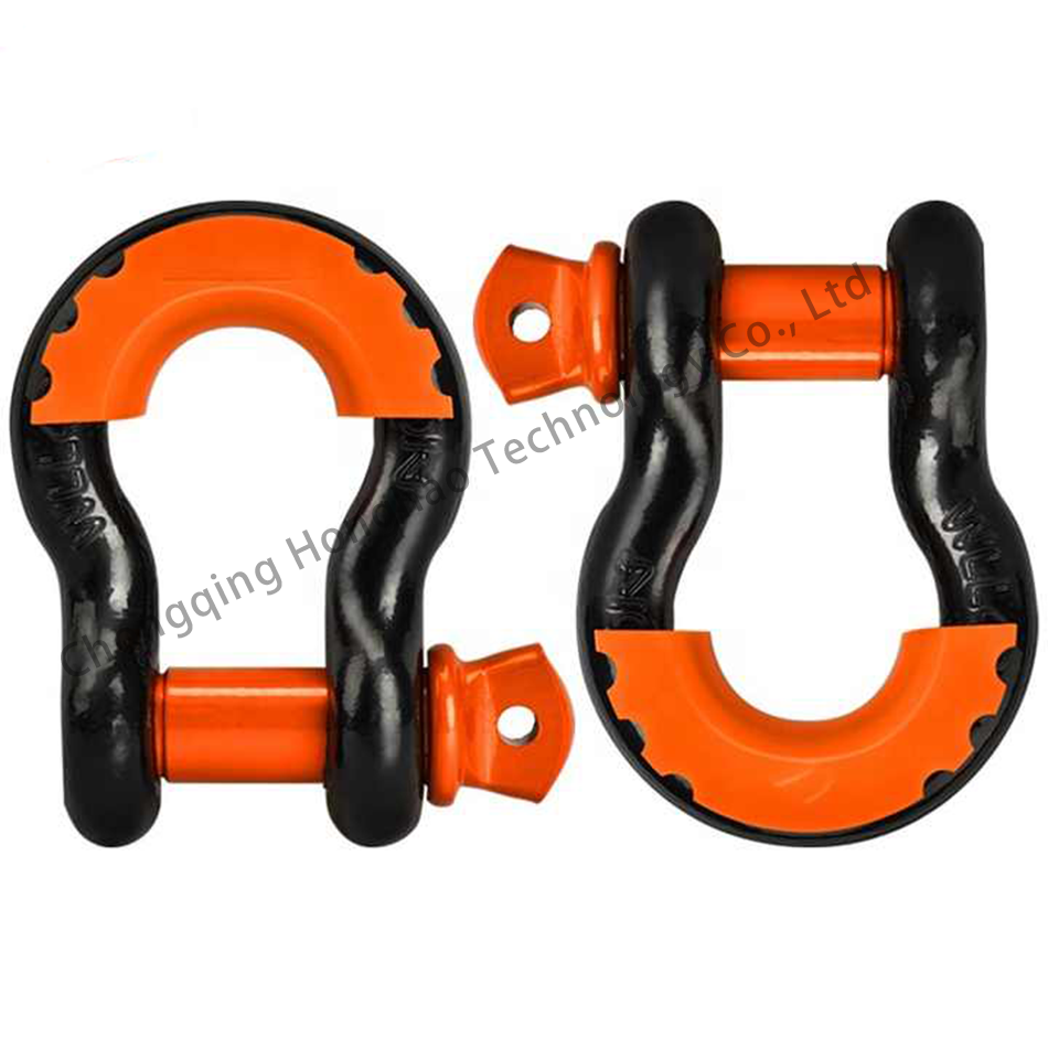Outdoor Adventure Essential Durable High Strength Bow Shackle with Safety Bolt Pin