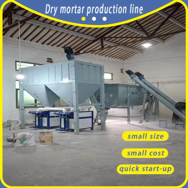 New Small Automatic Ceramic Mortar Mixing Packaging Machine for Dry Mortar Production Line 1-10T/h