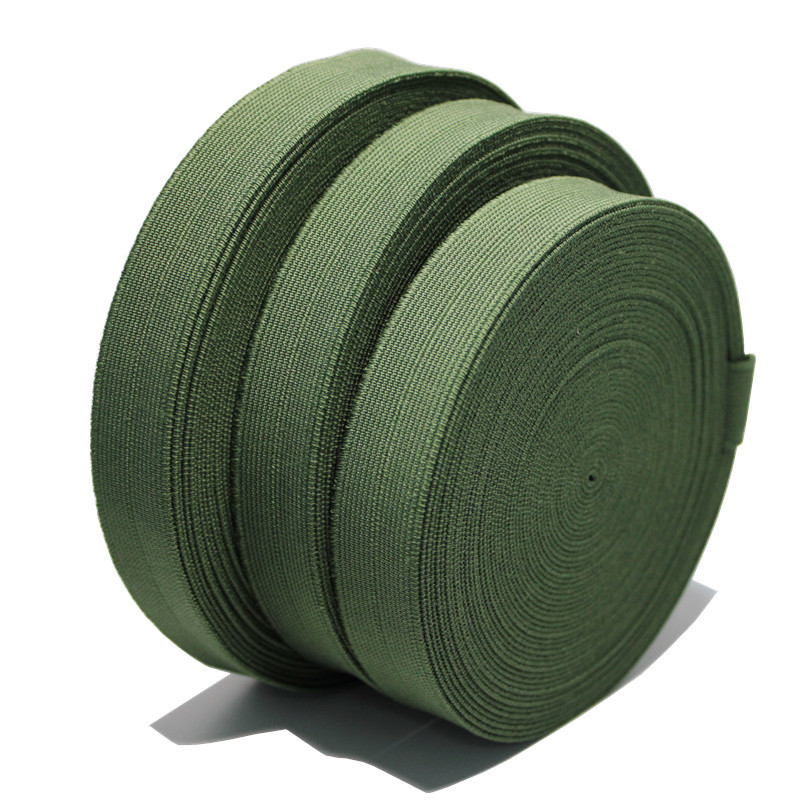 Custom 3/4 Inch Woven Thick Binding FOE Stretch Webbing Fold Over Elastic