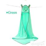 Soft Baby Hooded Towel Bear Ear , Personalized Hooded Bath Towels For Kids