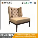 Wholesale Luxury Durable Leisure Solid Wood Leather Living Room Hotel Furniture