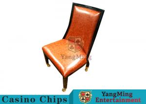 China Baccarat Casino Table Game Player Chair with Metal Pulley Customizable wholesale