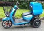 MSAWAKI Electric Motorcycle Scooter Tri Scooter Rear Two Disc Brake With Topcase