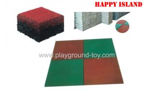China Outdoor Rubber Playground Mats , Playground Floor Mat For Kindergarten wholesale