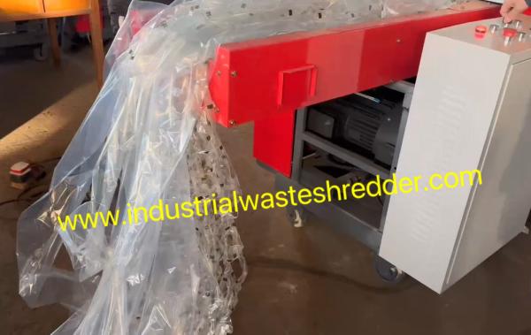 800F Small Size Plastic PE Film Pre Shredder Machine, Mini Economical Crusher