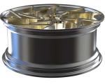 Chevrolet Corvette 2PC Forged Aluminum Alloy Rims C05 9Jx19 Polished Bronze Disc