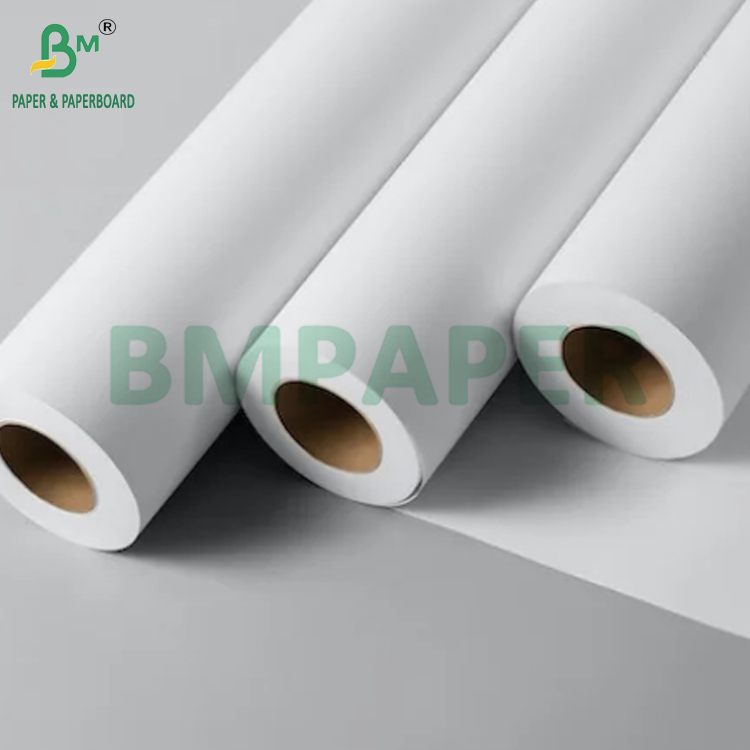 180GSM Large Format Matte Coated Inkjet Plotter Photo Paper Roll 61cm x 30m