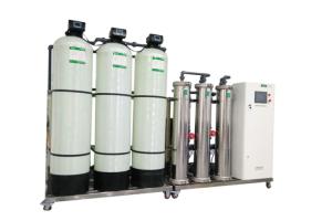 China Active Carbon Filter Water Treatment Double Pass RO System 1000L/H wholesale
