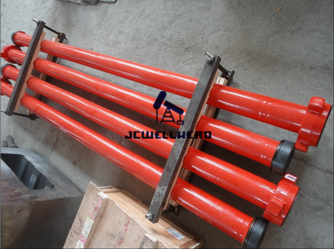 Rigid High Pressure Pipe Fittings Integral 2 Inch Straight Pipe API 6A Standard