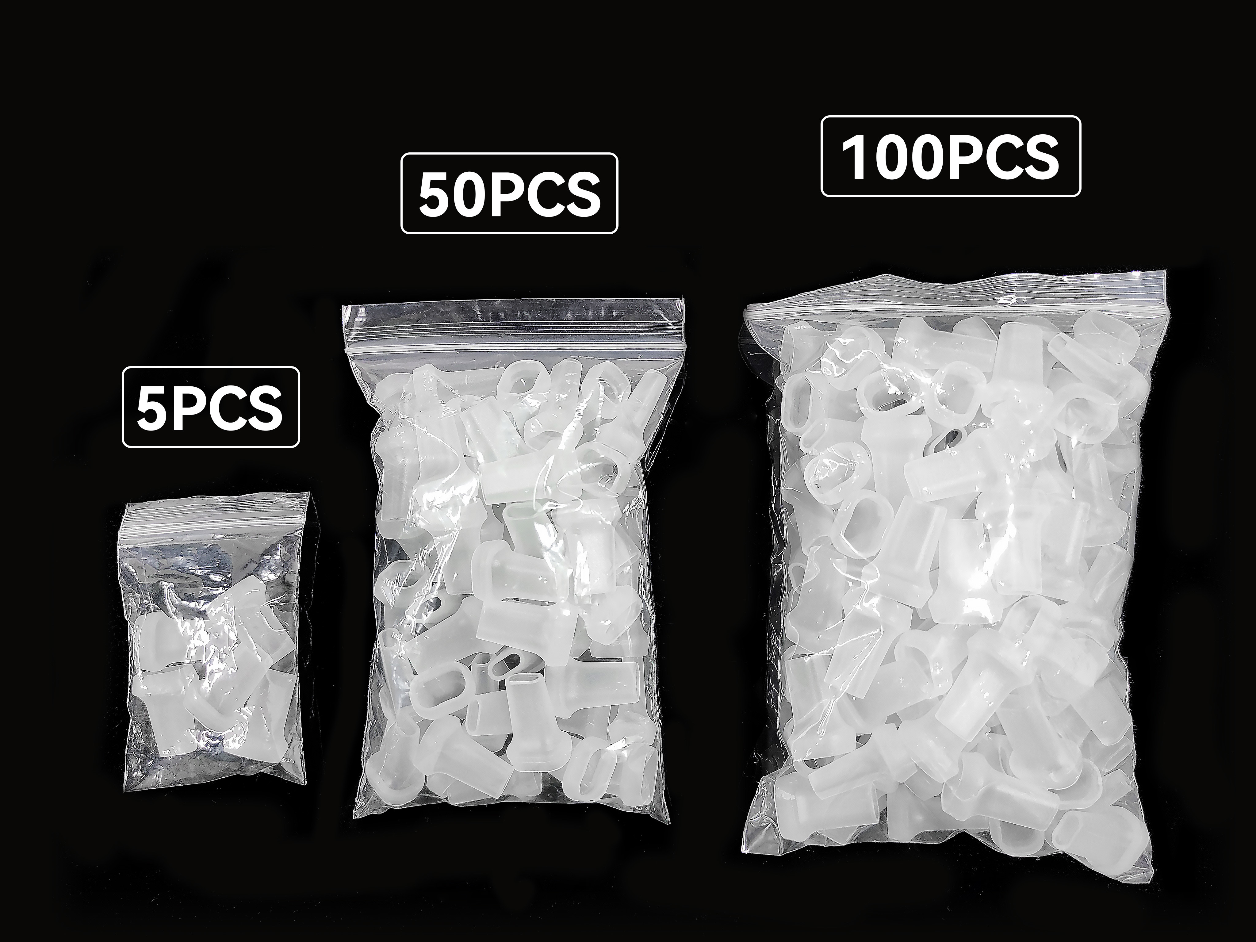 Standard White Breathalyzer Disposable Mouthpieces / Blowpipe For Various Machines