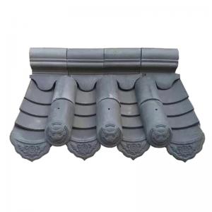 China Natural Grey Chinese Clay Roof Tiles Traditional Design wholesale