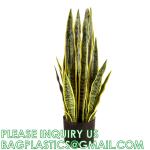 Artificial Snake Plant 26 inches Fake Sansevieria Artificial Potted Plants for
