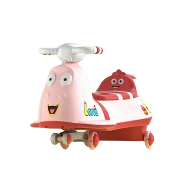 Four-wheel Rollover-proof Children's Pink Scooter Balance Bike Ride on Car for Baby