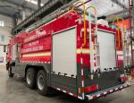 IVECO 10000L Foam Fire Truck 213kw Red Color With Double Cabin