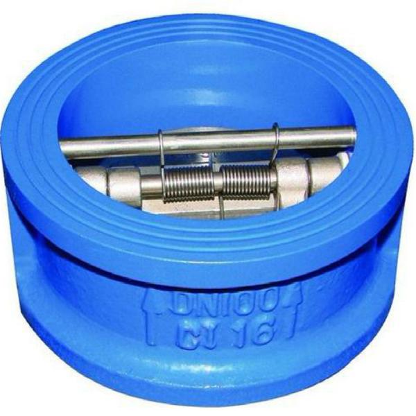DN150 6" DI Stainless Steel jis 10k pn16 bs din swing Stop Spring Duo Dual check