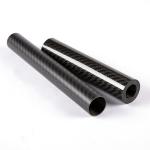 High Bend Strength and Stiffness Carbon Fiber Twill Roll Wrapped Tubing