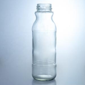 China Salad Glass Bottle with Metal Lid and Transparent Design 100ML200ml 250ml 500ml 1 Lift wholesale
