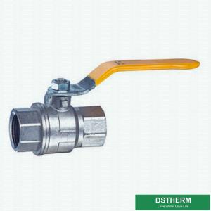 China Nickel Plated Middle Weight Gas Ball Valve Customized Forged Brass Ball Valve wholesale