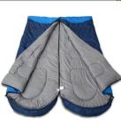 220cm 7.4Kg Dark Light Blue Extra Large Double Wide Dual Sleeping Bag