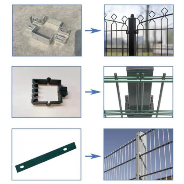 High Security Double Wire Fence Panel Impact Resistant with Aesthetic Design