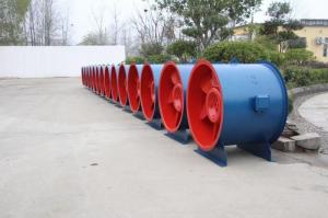 China ISO9001 Cold Rolled Steel Fireproof Extractor Fan Horizontal Roof Type wholesale