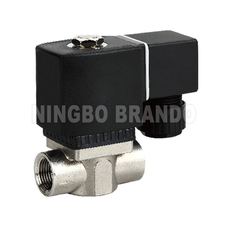 1/8'' 2 Way NC Mini Brass Solenoid Valve For Water Air Gas 12V 24V 110V 110V 2