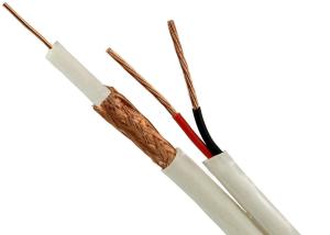 China Indoor Use RG59 CCTV Cable With 2 × 0.75 Sq.Mm Power Siamese Cable wholesale