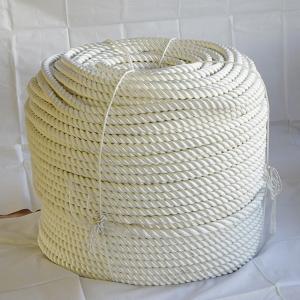 China Multi Colors 3 Strand Twisted Nylon Ship Mooring Rope Polyamide Boat Sailing Yacht Rope 4mm-60mm wholesale