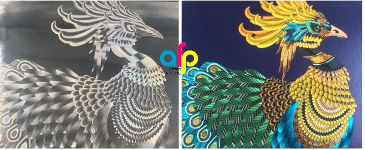 Fine Overprint Definition Cold Foil Stamping Applications Customized Reel Size And Colors