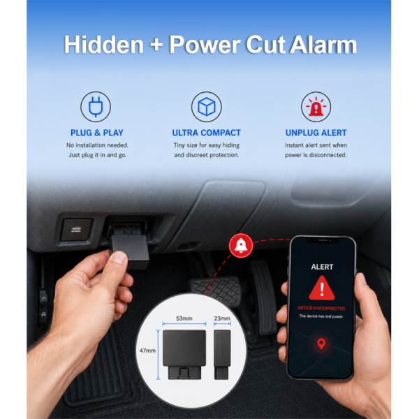 VO-OBD 4G LTE Compact Vehicle Tracker