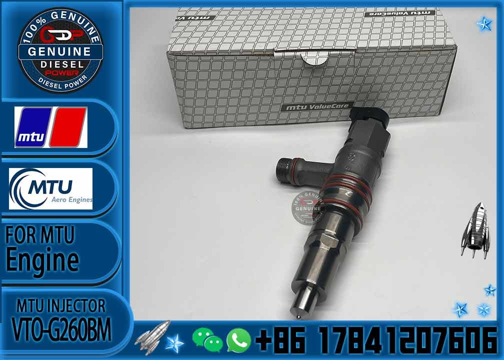 001010695 Quality goods common rail diesel injector VTO-G260BM For DDC/MTU 4000.01 VTO-G283BD