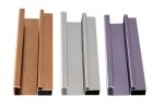 Anti Scratch 60um Film Architectural Aluminium Profiles cut to length